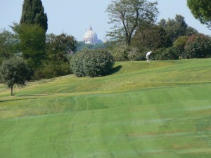 02 Circolo del Golf di Roma Blick auf den Petersdom