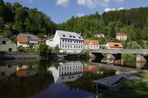 Romantische Moldau in Rosenberg