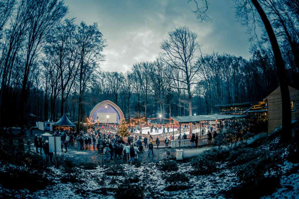 Winter in Dresden_Schlittschuhbahn auf dem Konzertplatz Weißer Hirsch_Robert Jentzsch