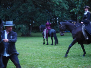 Pferdeshow im englischen Garten von Herrenhaus Vogelsang