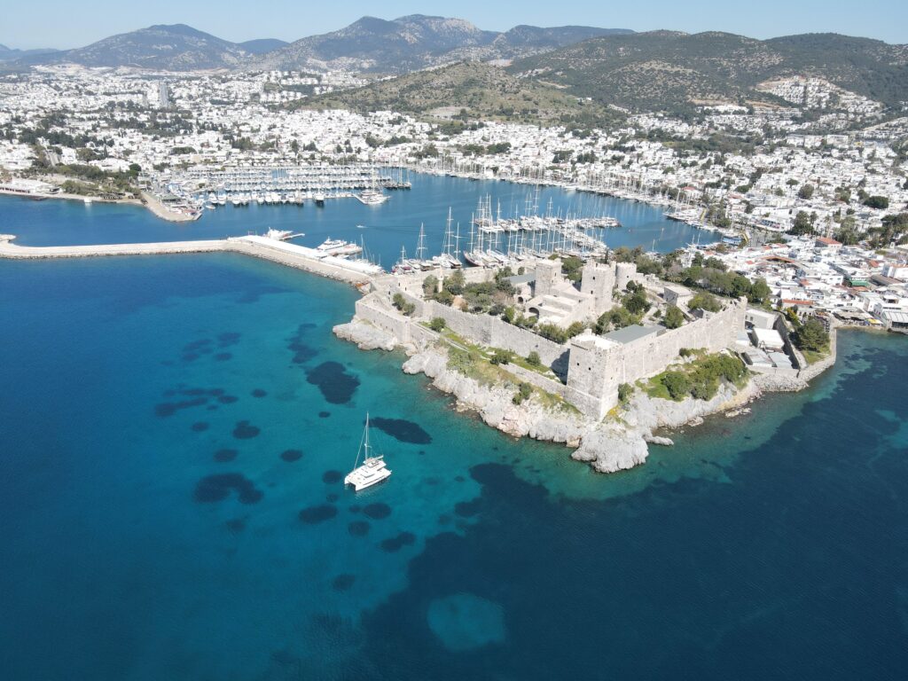 Bodrum Hafen mit Kreuzritterburg