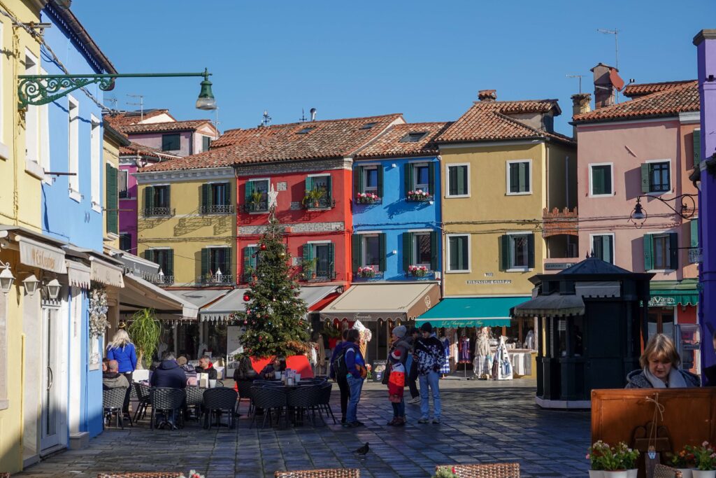 Weihnachtsbaum Burano im Winter