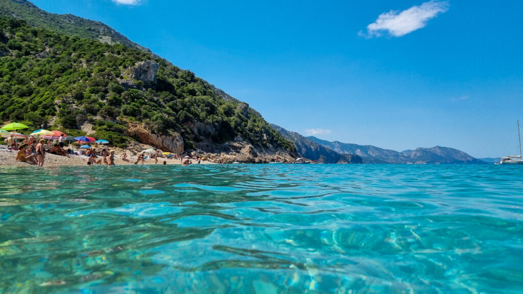 Baden Schwimmen Strand Cala Sisine Golf von Orosei Bootstour Sardinien