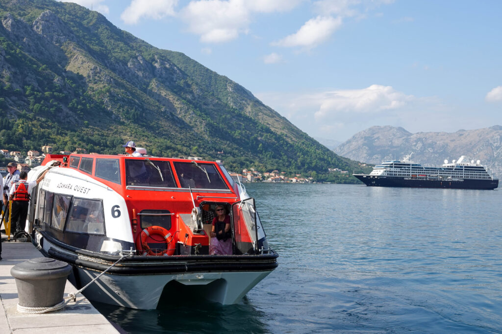 Tenderboot Azamara Quest Kotor Montenegro