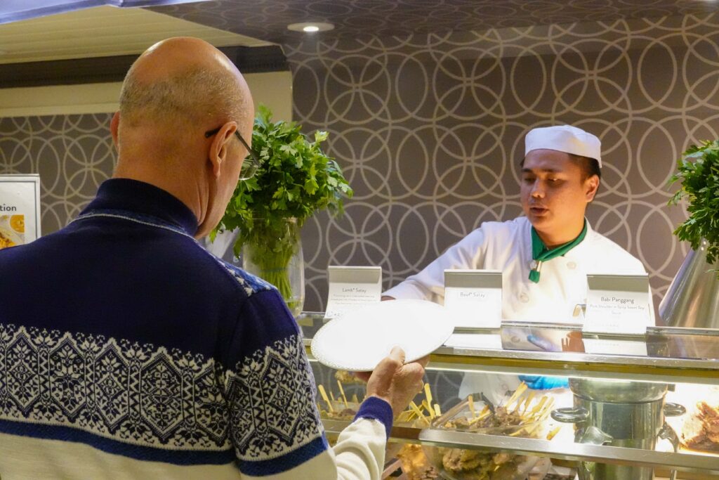 Azamara Quest Buffet Showcooking Windows Cafe