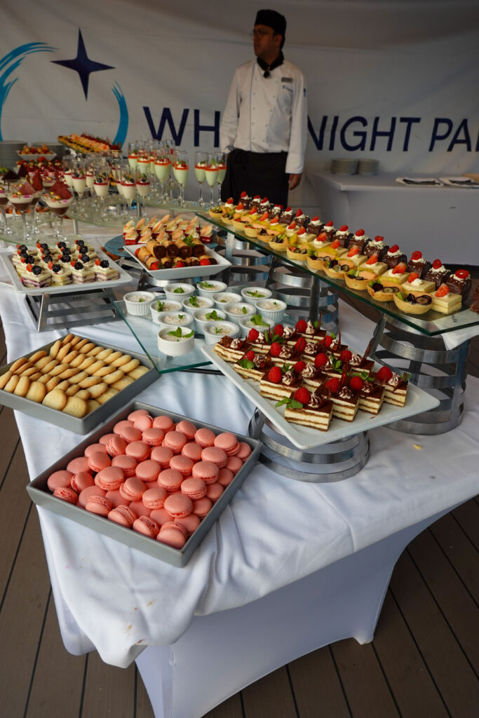 Dessert White Night Party BBQ Azamara Quest