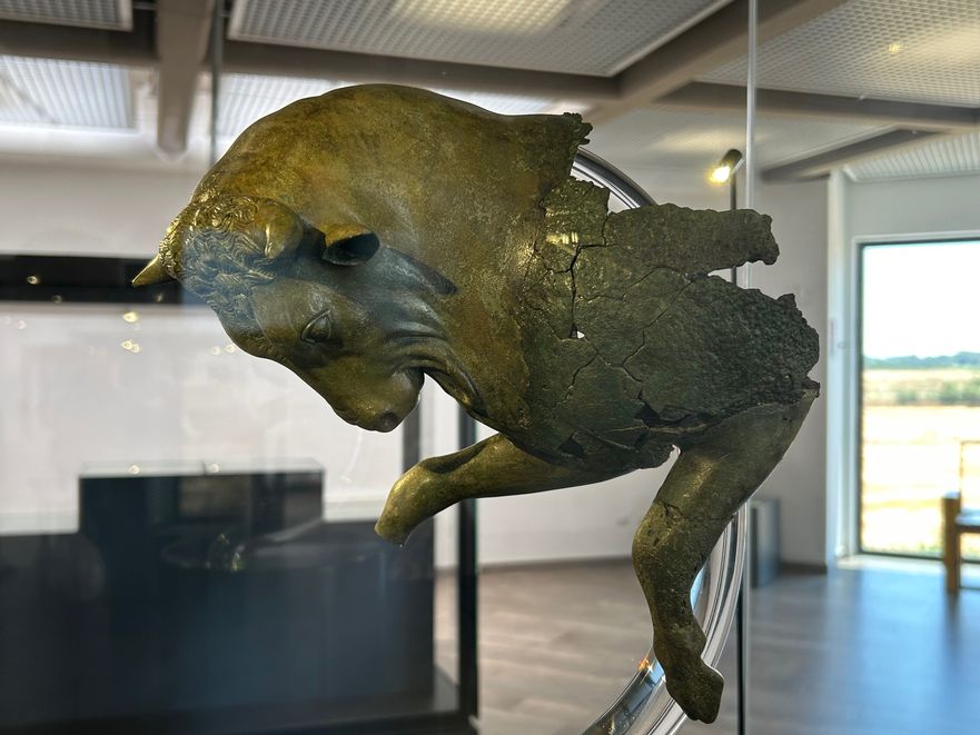 Der Stier Sybaris, ein Zeichen der Stärke