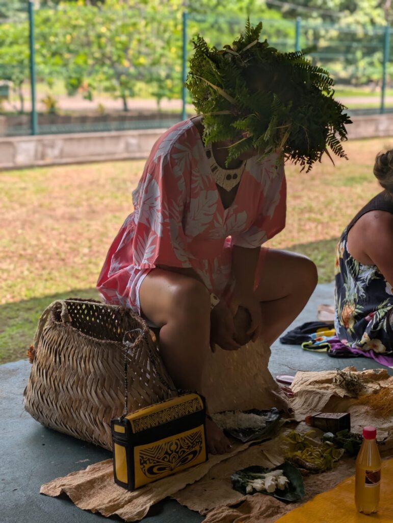 Fertigen von Monoi Oel