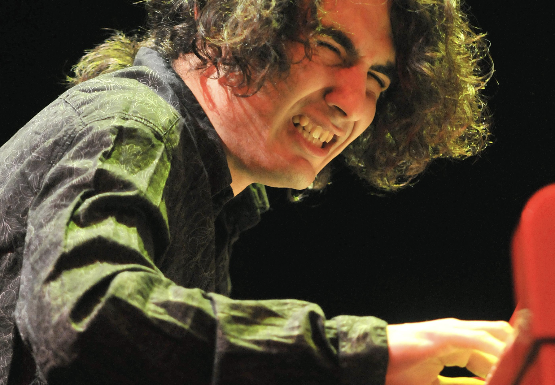 Pianist beim Festival Canarias Jazz & Más auf der Bühne