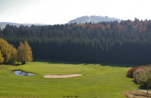 Das 11. Grün des GC Bayerwald in Poppenreuth.