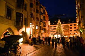 Weltbekannt: Innsbrucker Weihanchtsmarkt am Goldenen Dachl