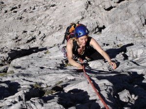 Extrembergsteigerin Lisi Steurer klettert gerne in den Osttirol Bergen. © Osttirol Werbung.