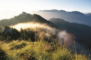 Morgenstimmung am Laber. Foto: Oberammergau  Tourismus