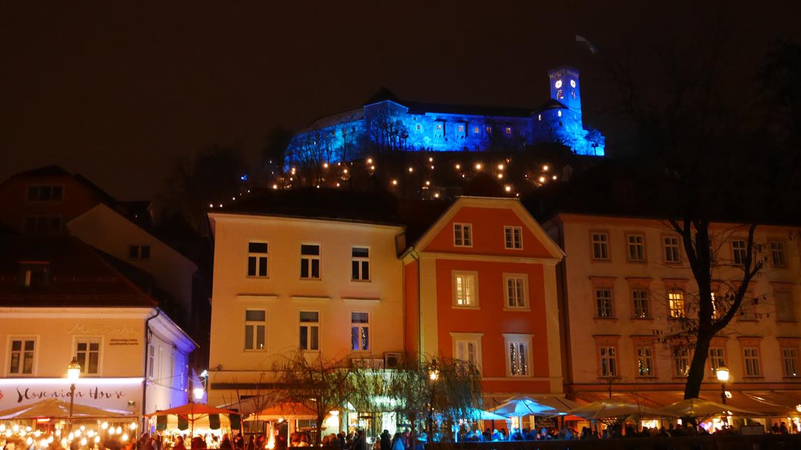 Slowenien Weihnachten LJUBLJANA BLED Weihnachtszeit