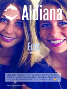 Eines von vier Cover-Motiven des neuen Aldiana-Sommerkatalog 2016