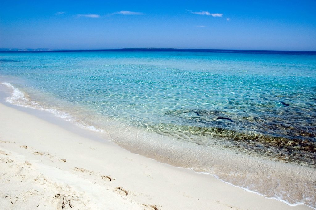 Weißer Strand von Formentera